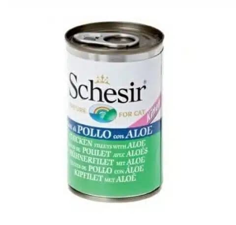 کنسرو بچه گربه شسیر مرغ و آلوئه ورا schesir — تصویر ۳