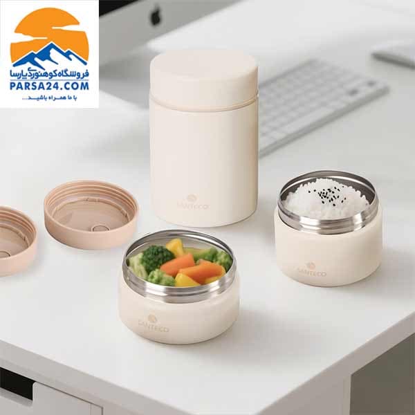 فلاسک غذای سانتکو 3 تکه مدل KORNA حجم 420 میل لیتر — تصویر ۱۱