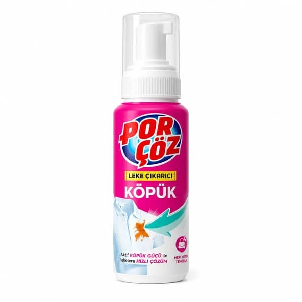 فوم لکه‌بر لباس پورچوز مدل Köpük حجم 90 میلی‌لیتر — تصویر ۲