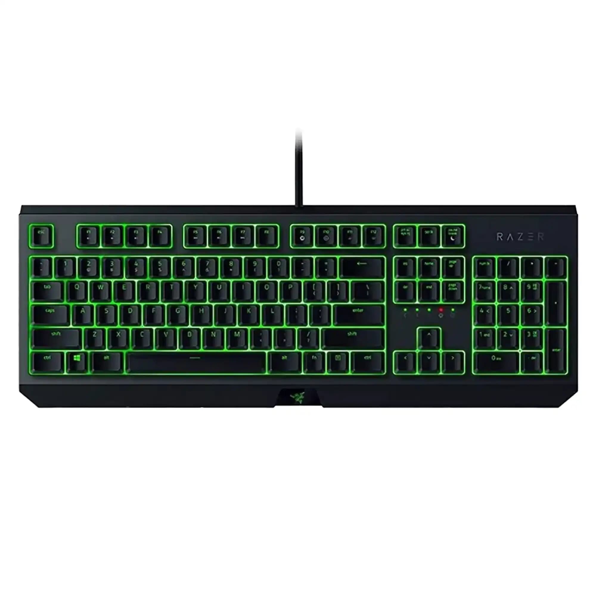 کیبورد گیمینگ باسیم ریزر مدل Blackwidow Essential Green Switch — تصویر ۹