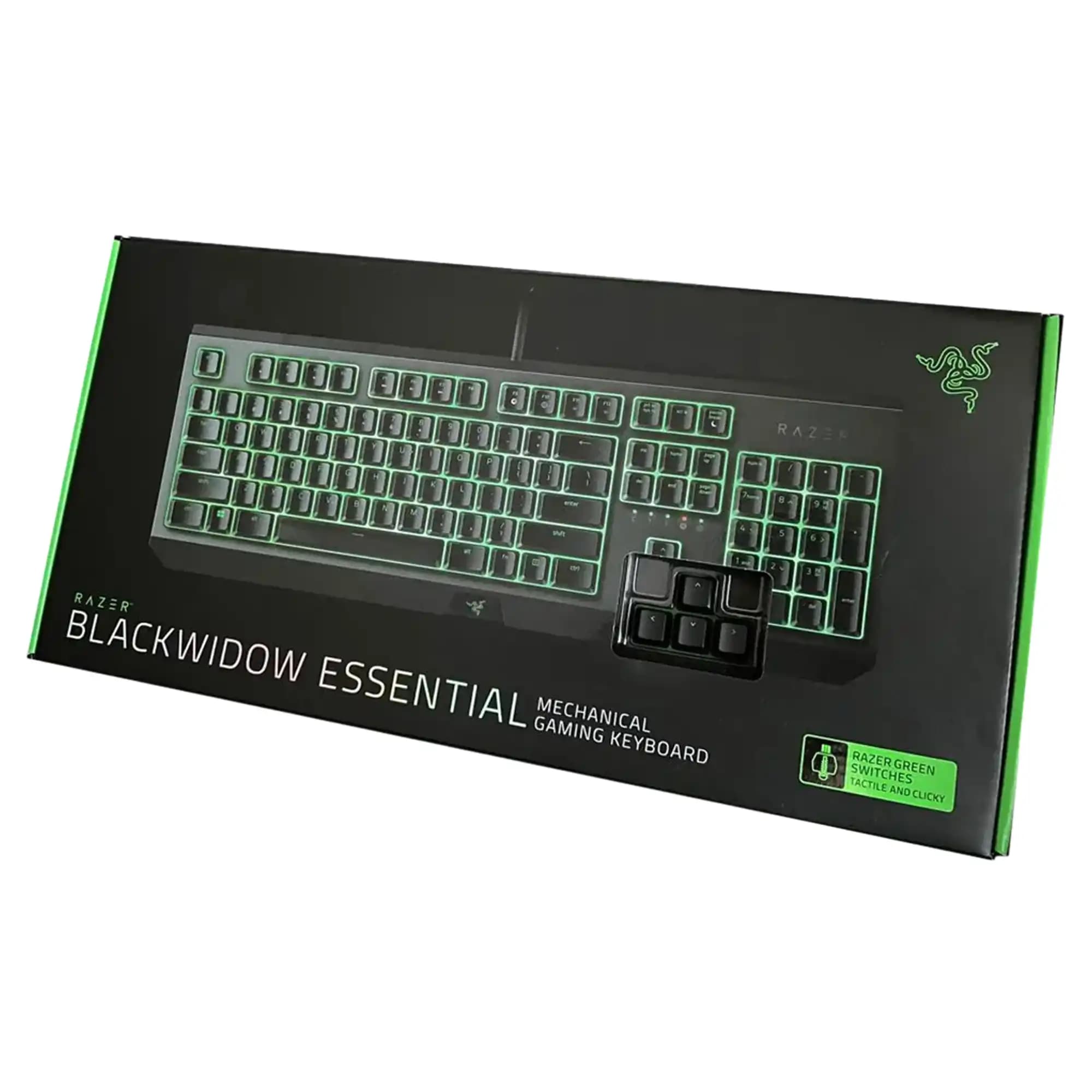کیبورد گیمینگ باسیم ریزر مدل Blackwidow Essential Green Switch — تصویر ۱۰