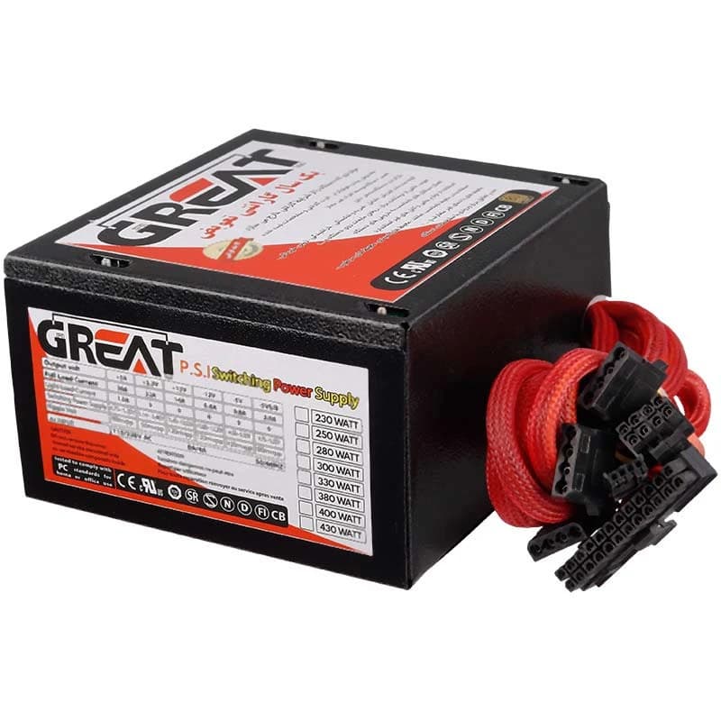 پاور 380 وات گریت Great GR380 Bronze — تصویر ۵