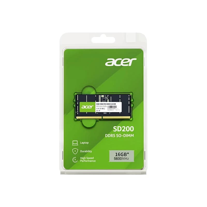 حافظه رم لپ تاپ ایسر DDR5 مدل SD200 فرکانس 5600 مگاهرتز CL46 ظرفیت 16 گیگابایت — تصویر ۵