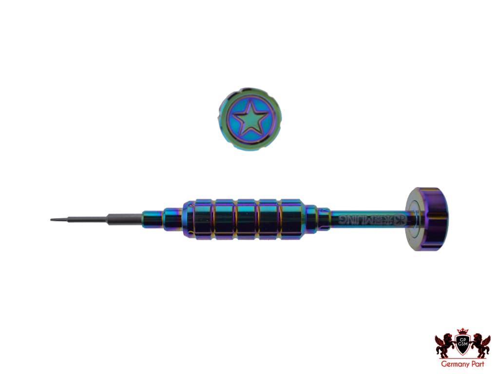 پیچ گوشتی ایفون نوک فولادی دسته فلزی میجینگ-MIJING 0.8 SCREWDRIVER IPHONE C 0.8 — تصویر ۳
