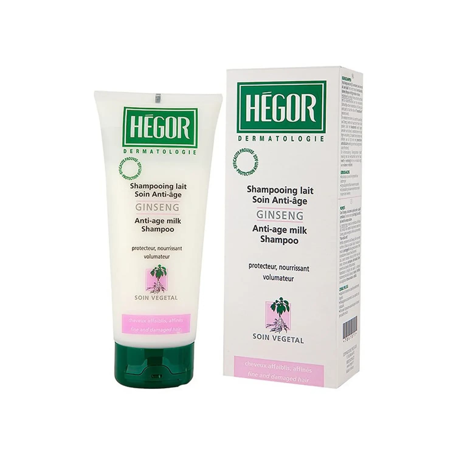 شامپو کرمی جینسینگ احیا کننده و تقویت کننده مو هگور/HEGOR