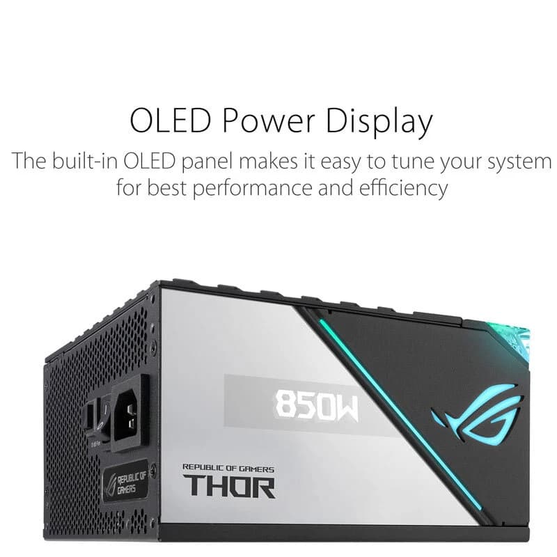 پاور ماژولار 850 وات ایسوس ASUS ROG Thor Platinum II Platinum — تصویر ۱۲