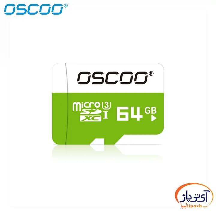 کارت حافظه اوسکو OSCOO U3 ظرفیت 64 گیگابایت سرعت 85MB/S سبز