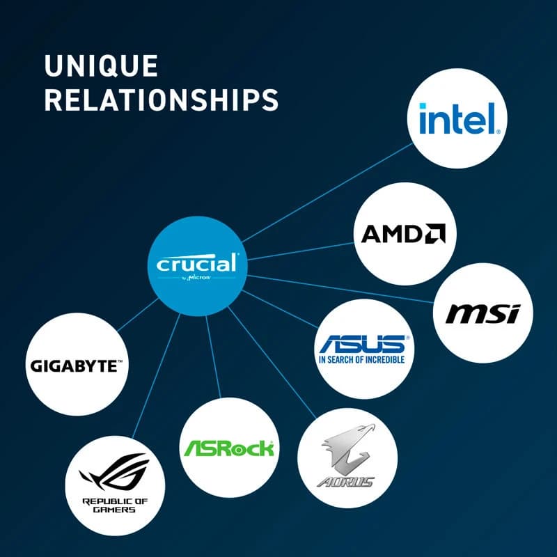 رم کامپیوتر کروشیال CT16G56C46U5 DDR5 16GB Single 5600MHz CL46 — تصویر ۱۰