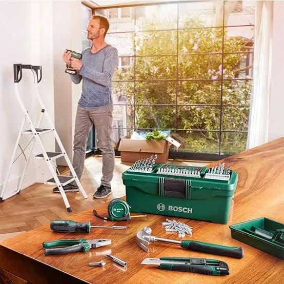 ست ابزار دستی بوش مجموعه 73 عددی مدل DIY Starter Box — تصویر ۳