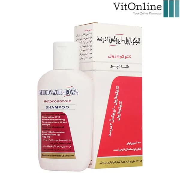شامپو کتوکونازول 2 درصد ایروکس 100 میلی لیتر