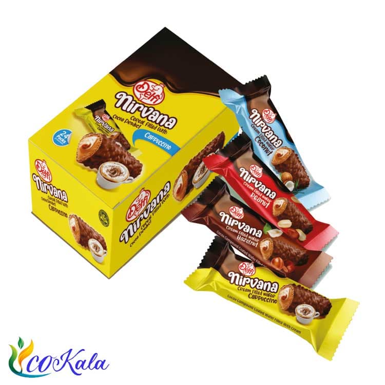 غلات حجیم شده باروکش شکلات وکاپوچینو — تصویر ۳