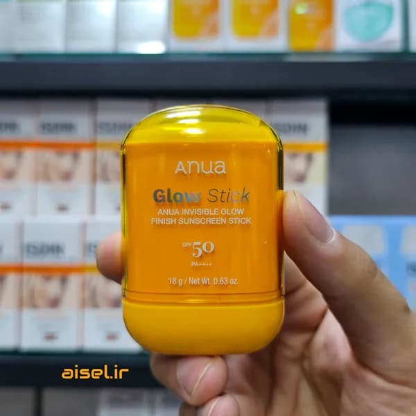 ضد آفتاب استیکی آنوا درخشان کننده SPF50 و ++++PA با حجم 18 گرم — تصویر ۴