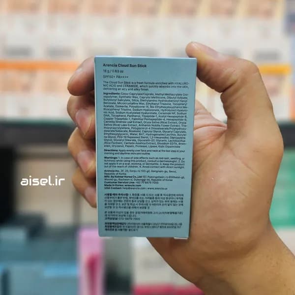 ضد آفتاب استیکی آرنسیا با SPF50 و ++++PA حجم 18 گرم — تصویر ۵