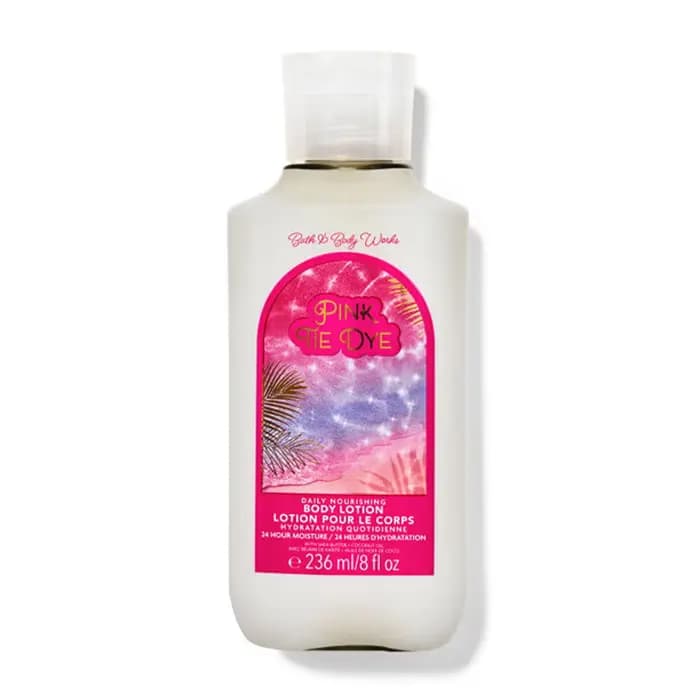 لوسیون بدن بث اند بادی ورکس مدل Pink Tie Dye — تصویر ۳