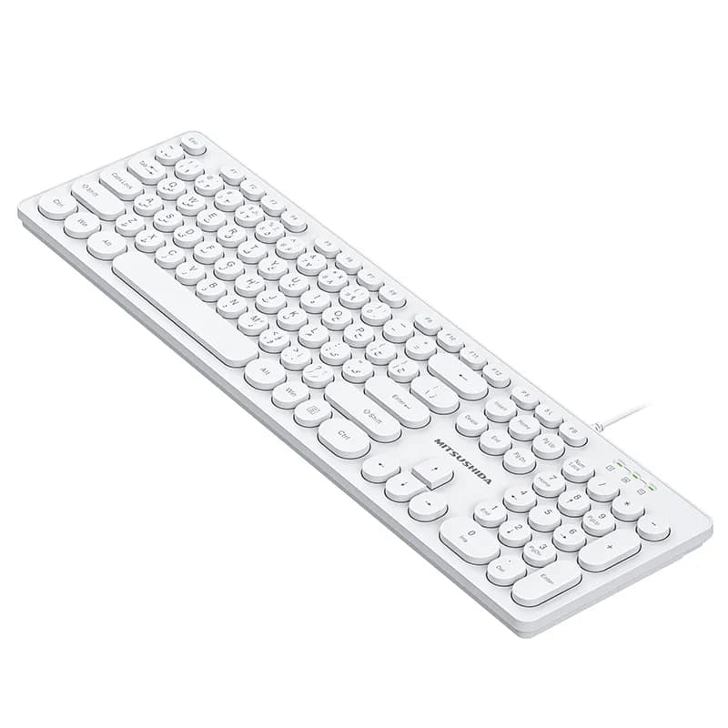 کیبورد سیم دار میتسوشیدا مدل Mitsushida KC-AN400 — تصویر ۲