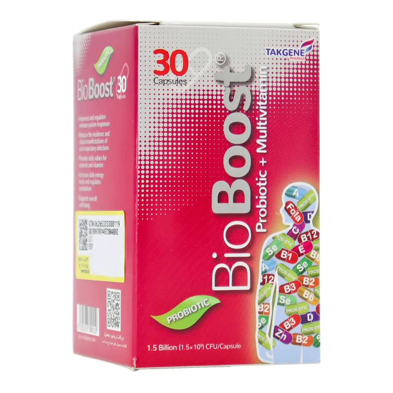 کپسول بایو بوست تک ژن فارما 30 عددی — تصویر ۲