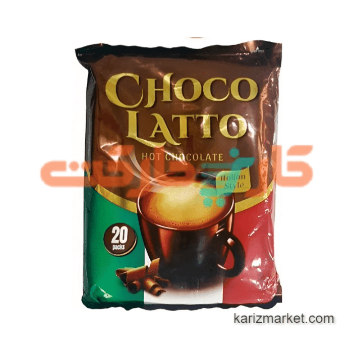 هات چاکلت چوکو لاتو تورابیکا (TORABIKA) 600 گرم بسته 20 عددی — تصویر ۲