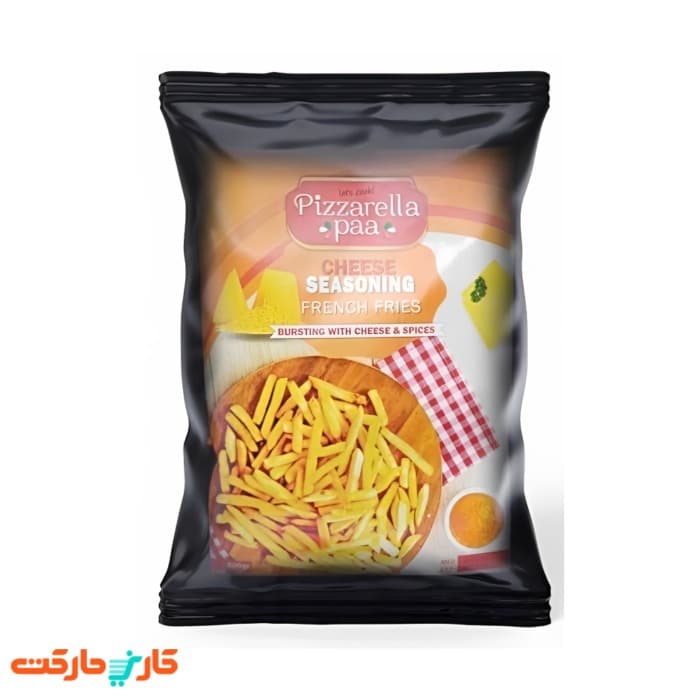 چاشنی سیب زمینی سرخ کرده با پنیر پیزارلا پا (pizzarella paa) 500 گرم — تصویر ۲