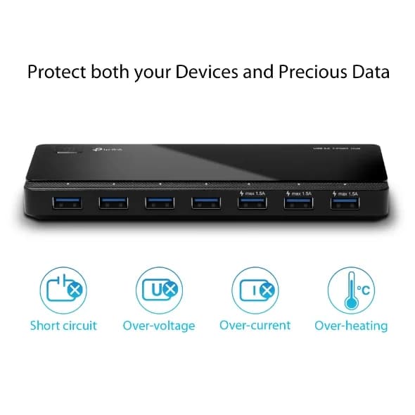 هاب 7 پورت USB 3.0 تی پی لینک مدل UH700 — تصویر ۷