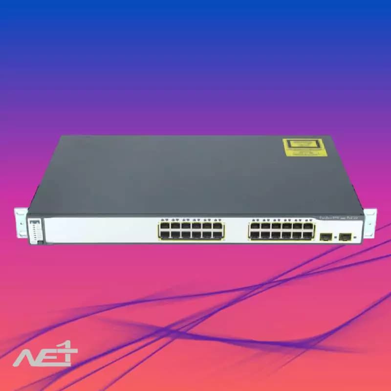 سوئیچ سیسکو مدل Cisco Ws_c3750_24ps_s — تصویر ۳