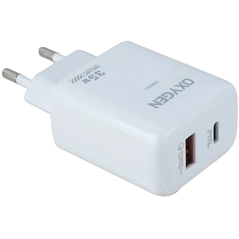 شارژر دیواری اکسیژن مدل CH4 توان 35 وات دو پورت — تصویر ۱۰