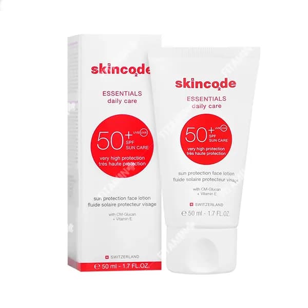 لوسیون ضد آفتاب صورت SPF50 اسکین کد (50 میلی لیتر) — تصویر ۳