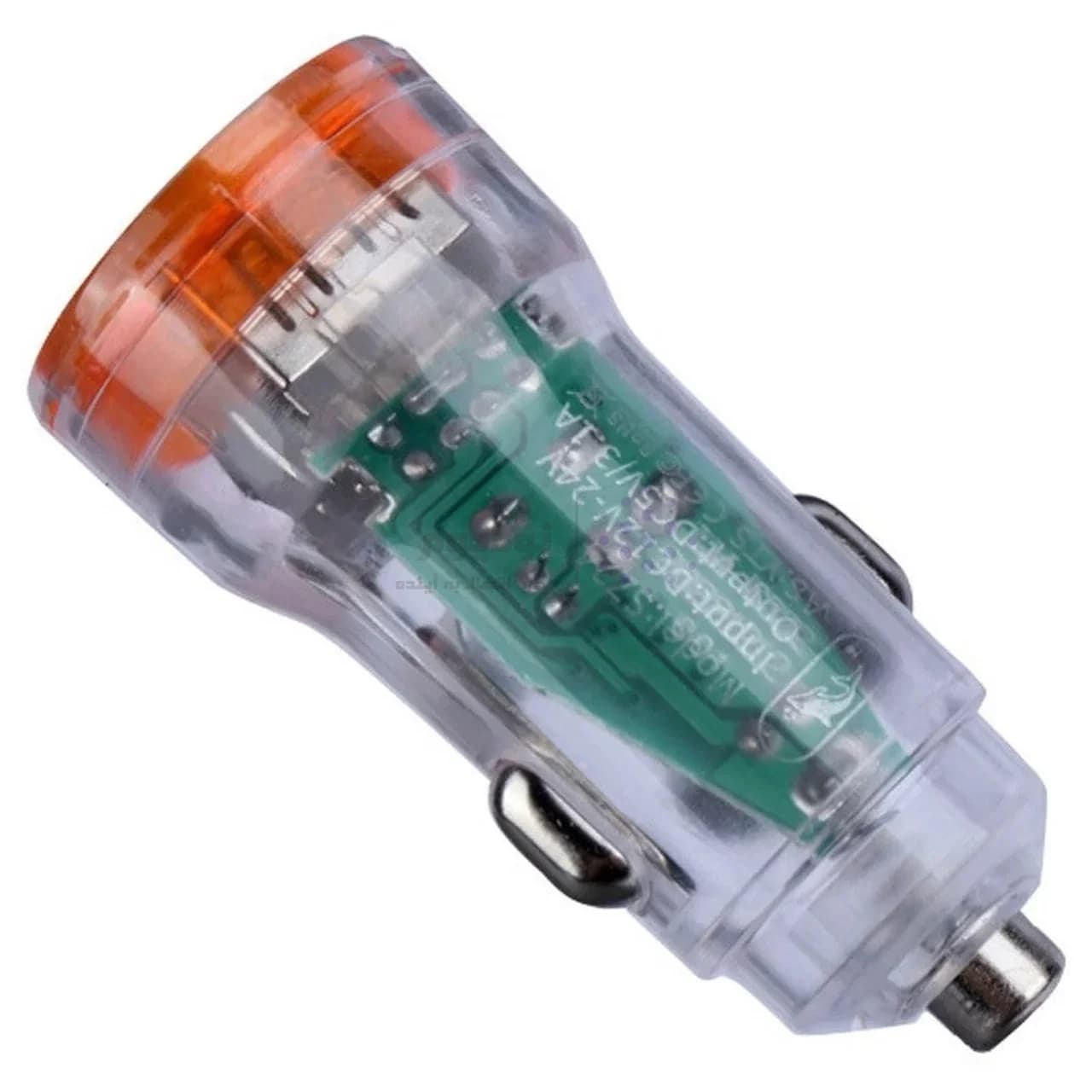 شارژر فندکی دو پورت SKY DOLPHIN مدل SZ24 – نارنجی – TCO — تصویر ۶