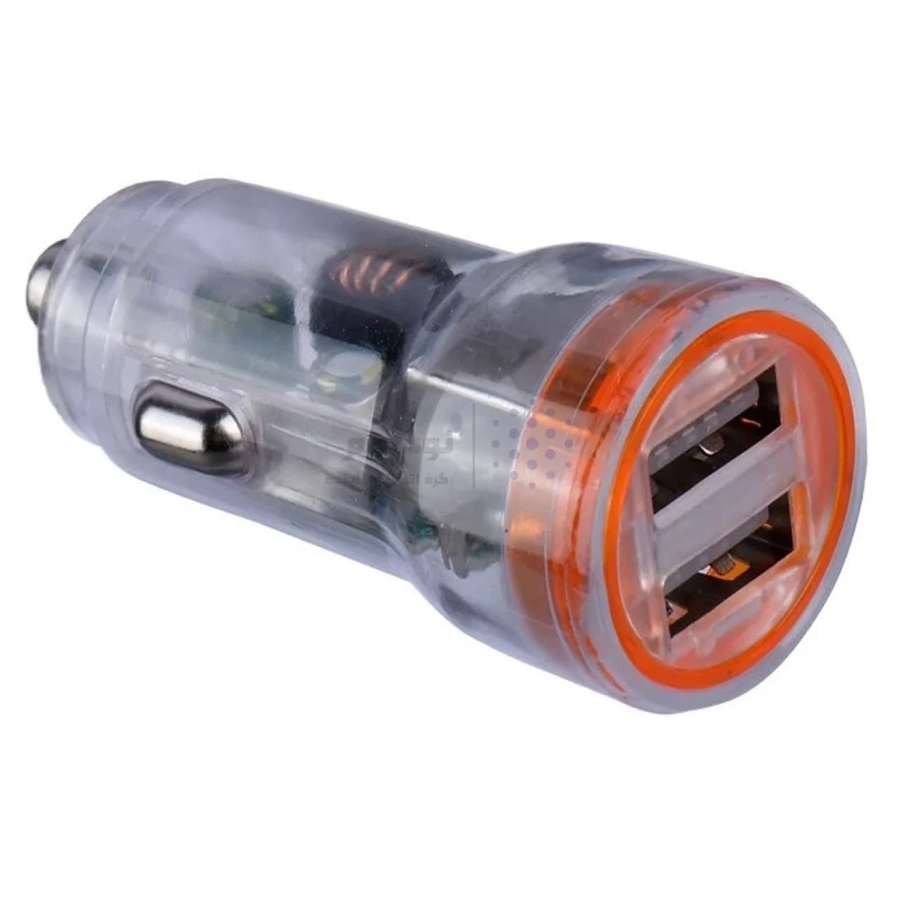 شارژر فندکی دو پورت SKY DOLPHIN مدل SZ24 – نارنجی – TCO — تصویر ۲