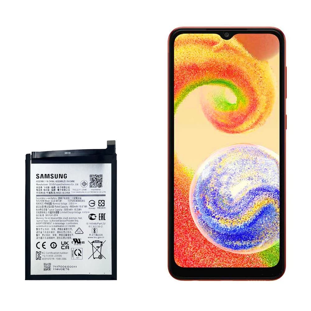 باتری گوشی سامسونگ A04 مدل SCUD-WT-W1 — تصویر ۷