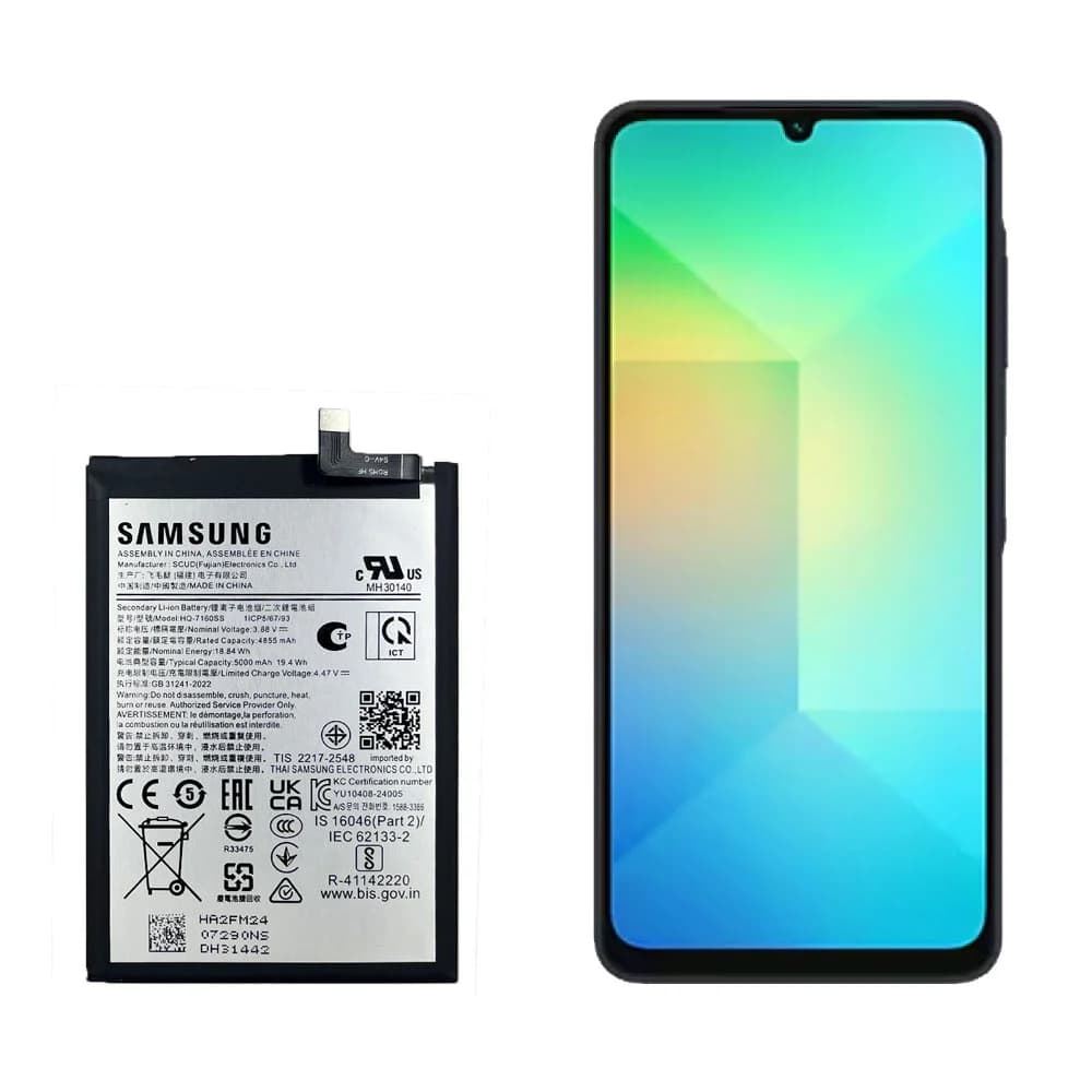 باتری گوشی سامسونگ A06 مدل HQ-7160SS — تصویر ۴