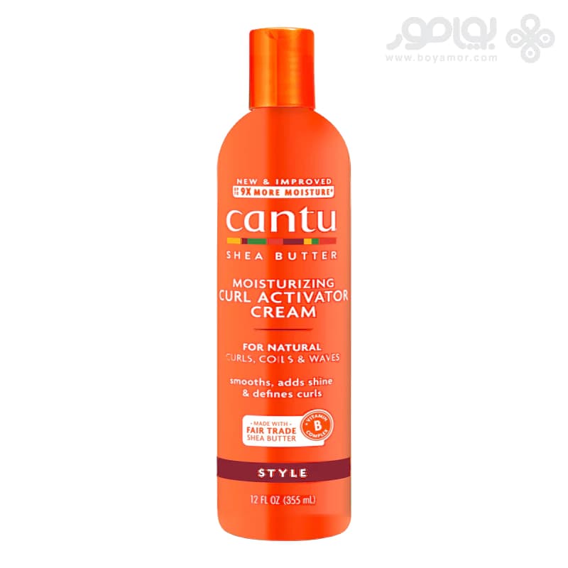 کرم اکتیواتور موی موهای فر کانتو CURL ACTIVATOR حاوی شی باتر — تصویر ۲