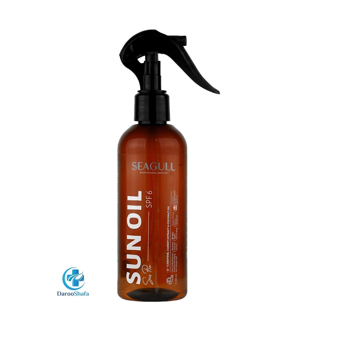 روغن برنزه کننده و ویتامینه SPF6 سی گل — تصویر ۵
