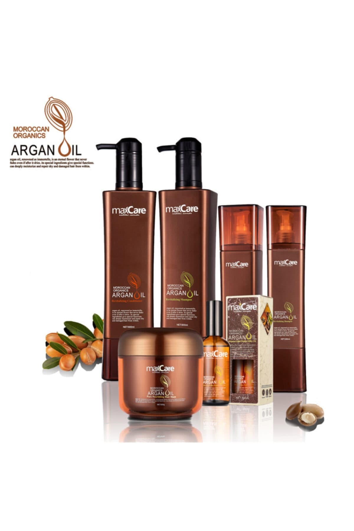 شامپو مکس کر احیا کننده حاوی روغن آرگان maxcare — تصویر ۷