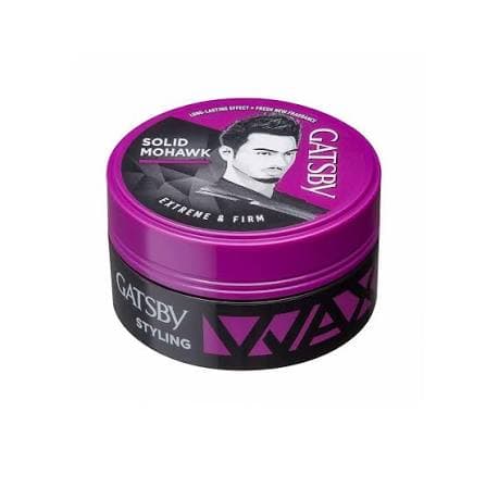 واکس مو گتسبی قوطی بنفش مدل نگهدارنده قوی Gatsby Solid mohawk Hair Wax 75g — تصویر ۳