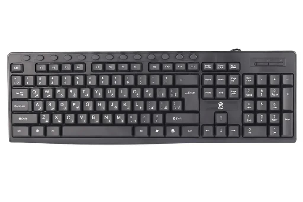 کیبورد P_NET مدل KB-1600 با سیم — تصویر ۲