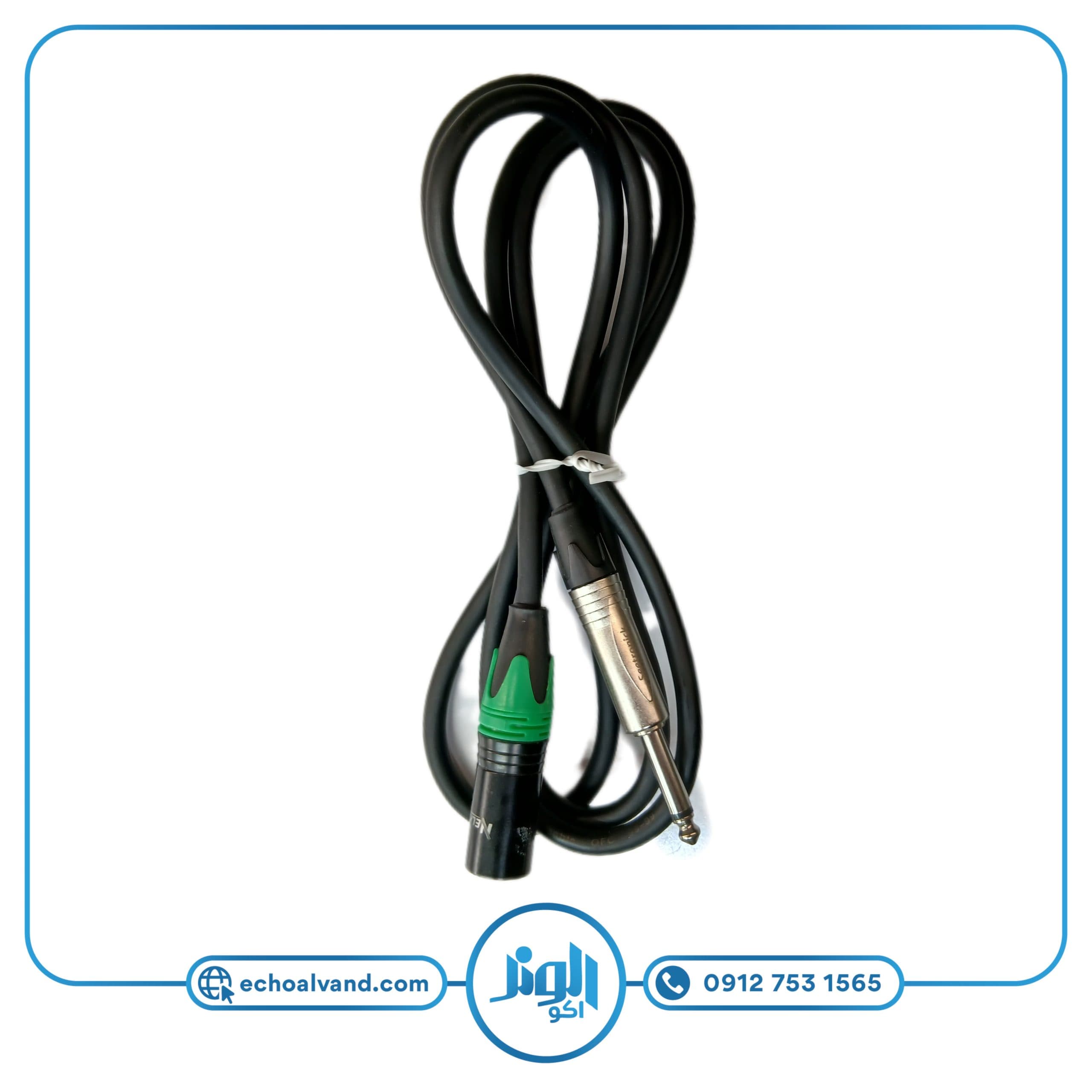 کابل بنون (TS) به کنون ماده (XLR)