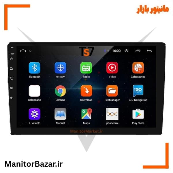 مانیتورخودرو TS7 کیا سورنتو 2013-2017 | با قاب فابریک — تصویر ۳