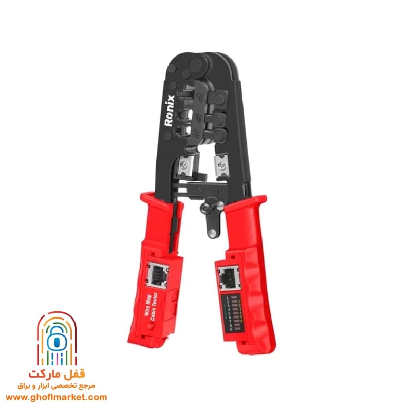 انبر سوکت زن تلفن و شبکه رونیکس مدل RH-1831 — تصویر ۱۲
