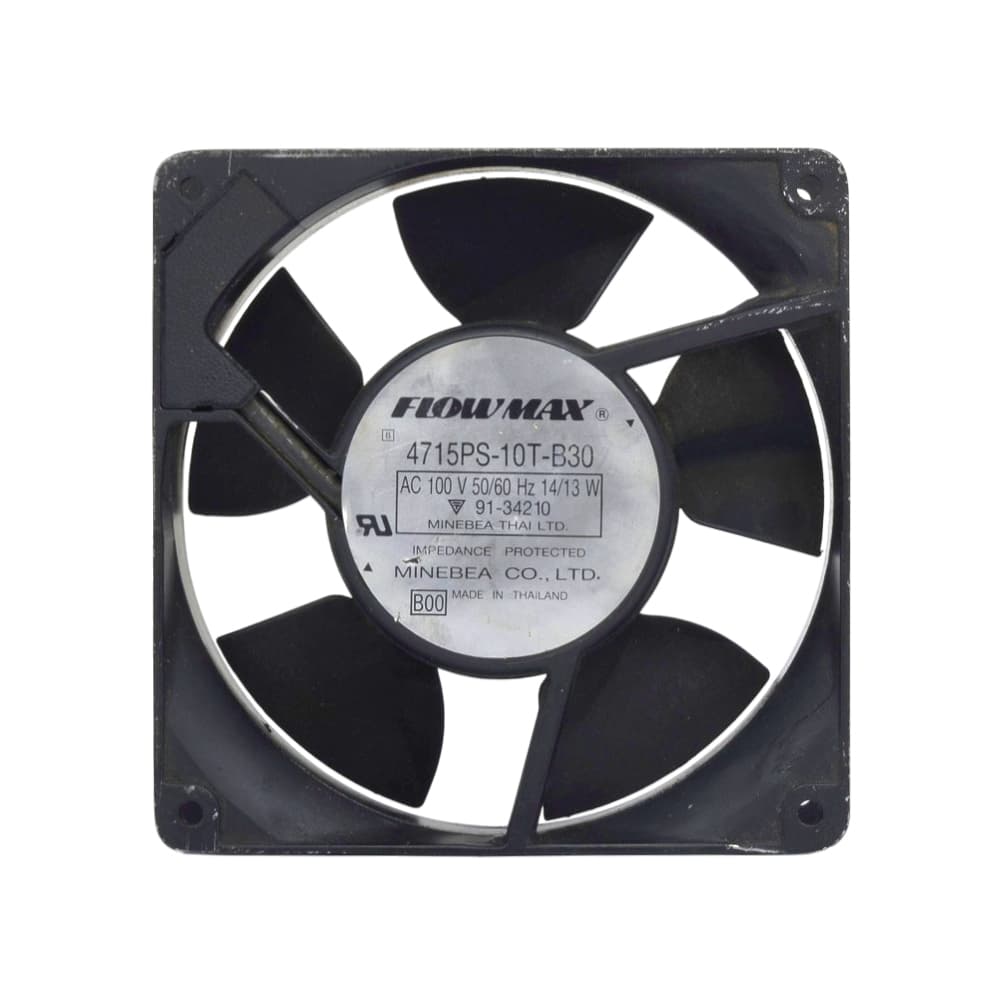 فن بلبرینگی 12X12X3.8 سانتیمتر 100 ولت AC مارک MINEBEA مدل 4715PS-10T-B30 — تصویر ۲