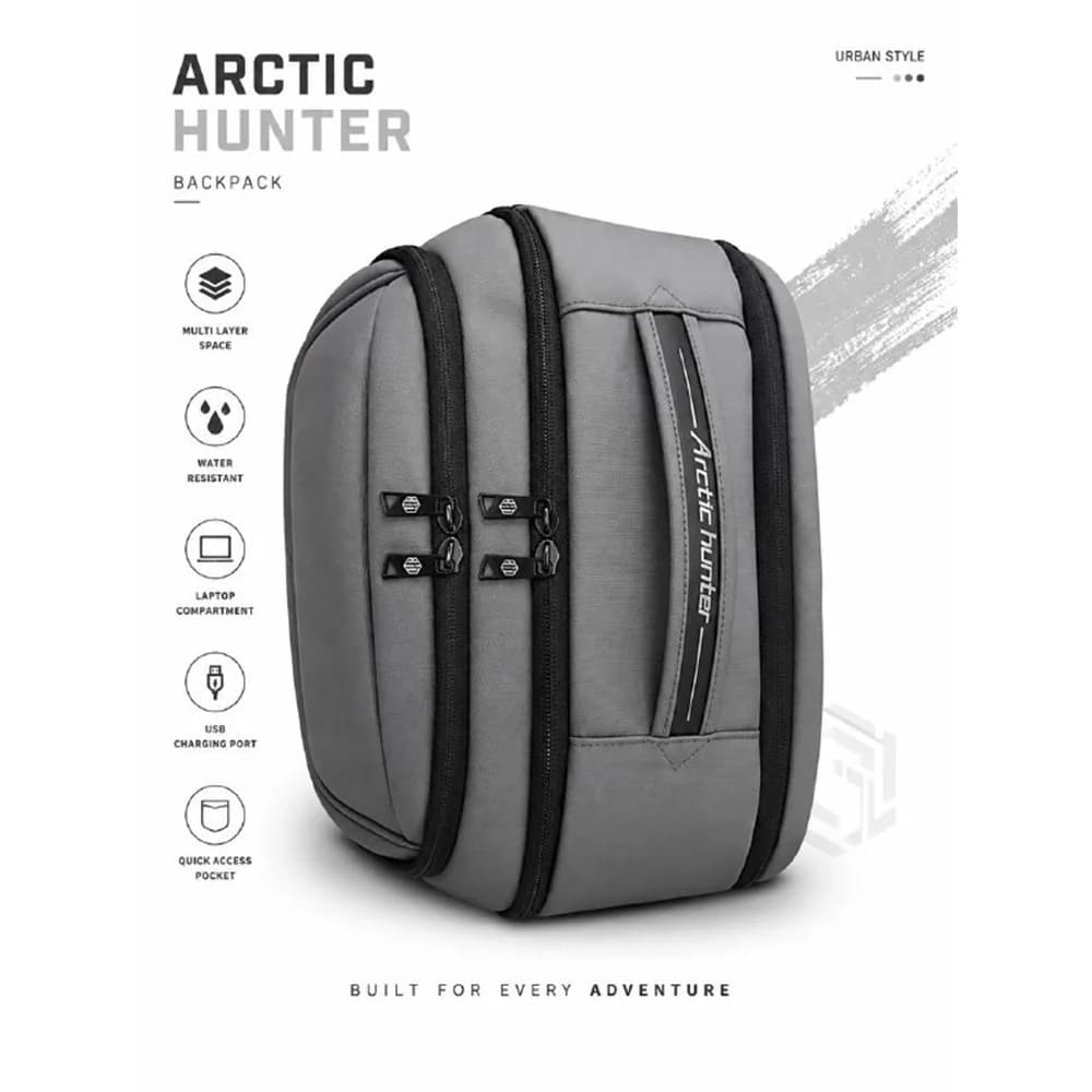 کوله پشتی لپ تاپ ARCTIC HUNTER مدل 7127 — تصویر ۴