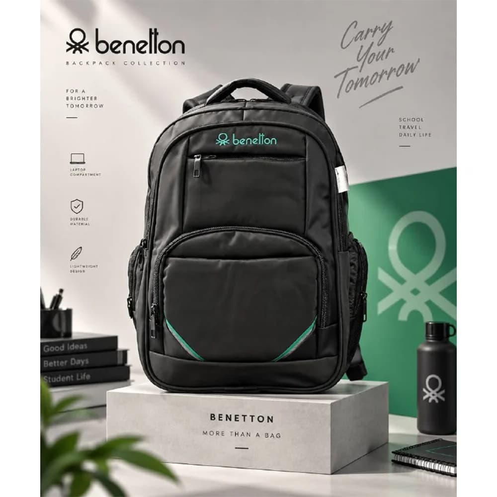 کوله پشتی لپ تاپ benetton کد 7131