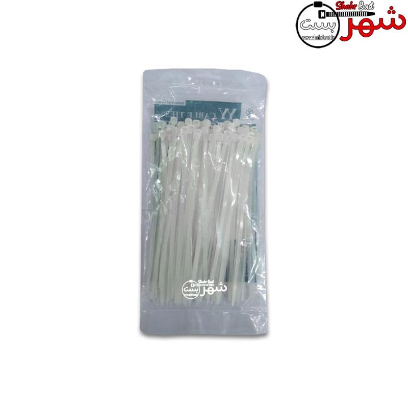 بست کمربندی پلاستیکی وای وای 20سانتیمتر عرض 4.8میلیمتر (YY) — تصویر ۳