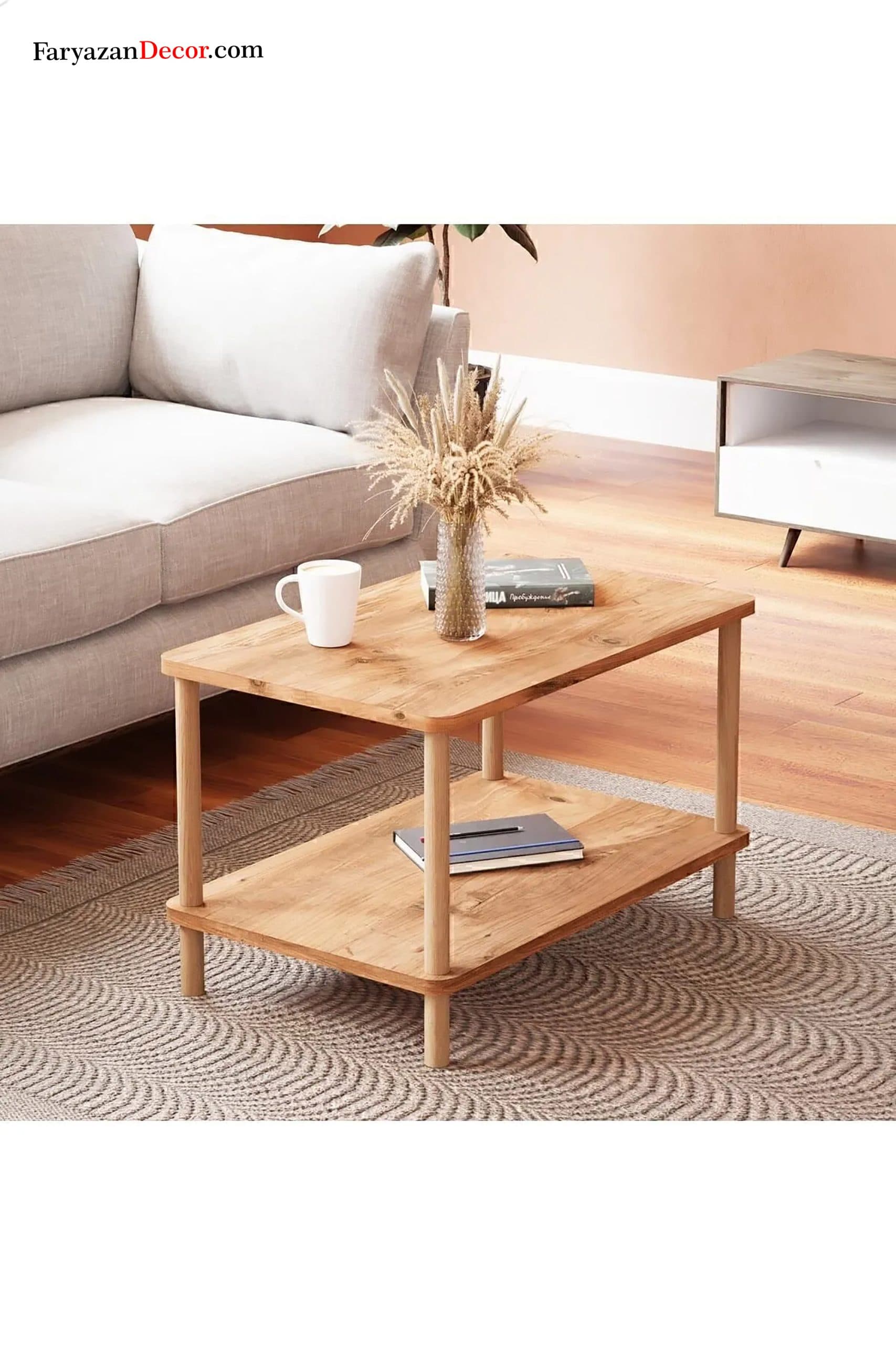 میز جلومبلی فریازان دکور مدل Minimalism_35T — تصویر ۷