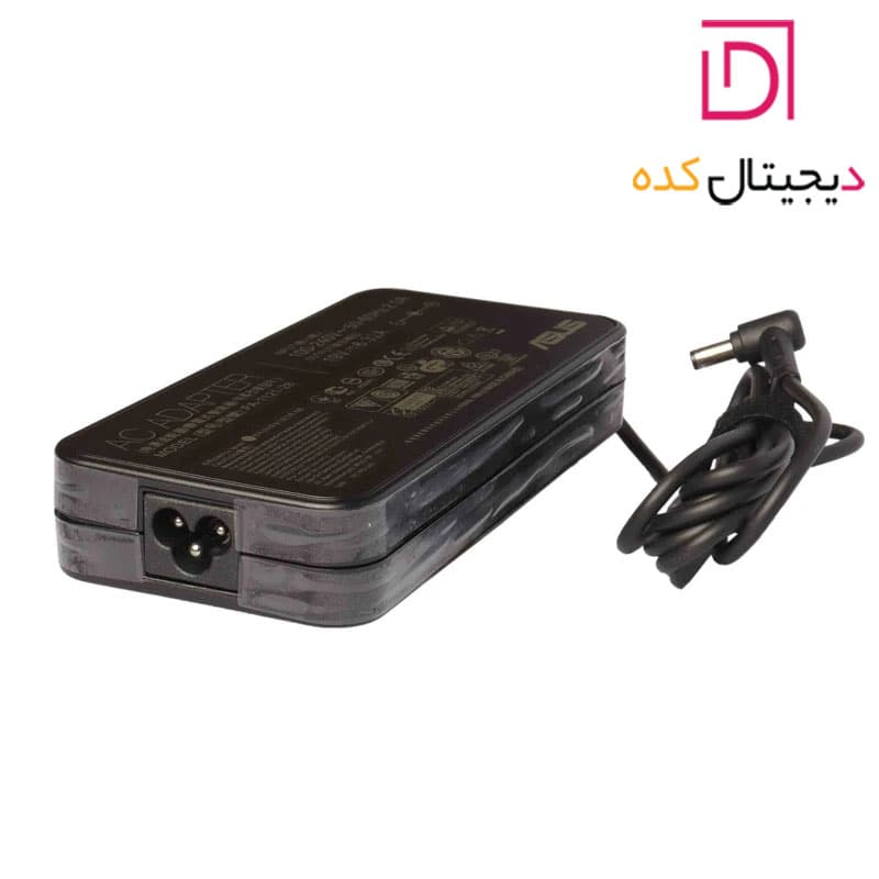 آداپتور لپ تاپ ایسوس 120W | برند ASUS | ولتاژ 19V 6.32A | سرفیش سر نرمال (2.5*5.5) — تصویر ۲