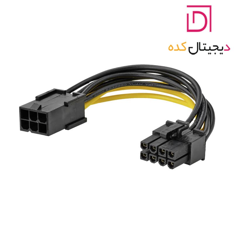 کابل تبدیل برق 6 پین به 8 پین — تصویر ۵