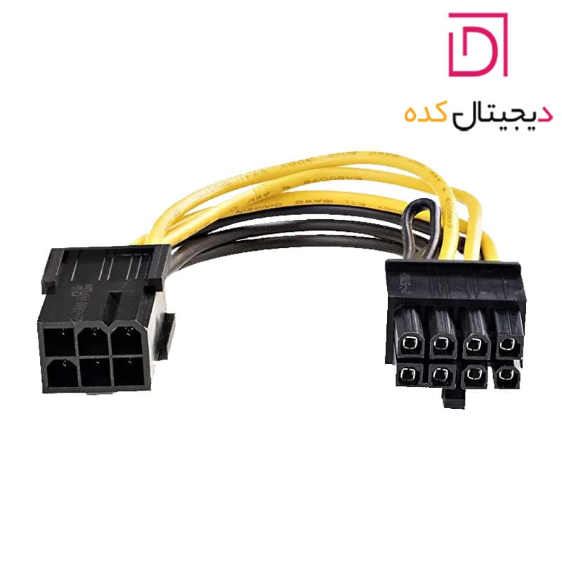 کابل تبدیل برق 6 پین به 8 پین — تصویر ۳