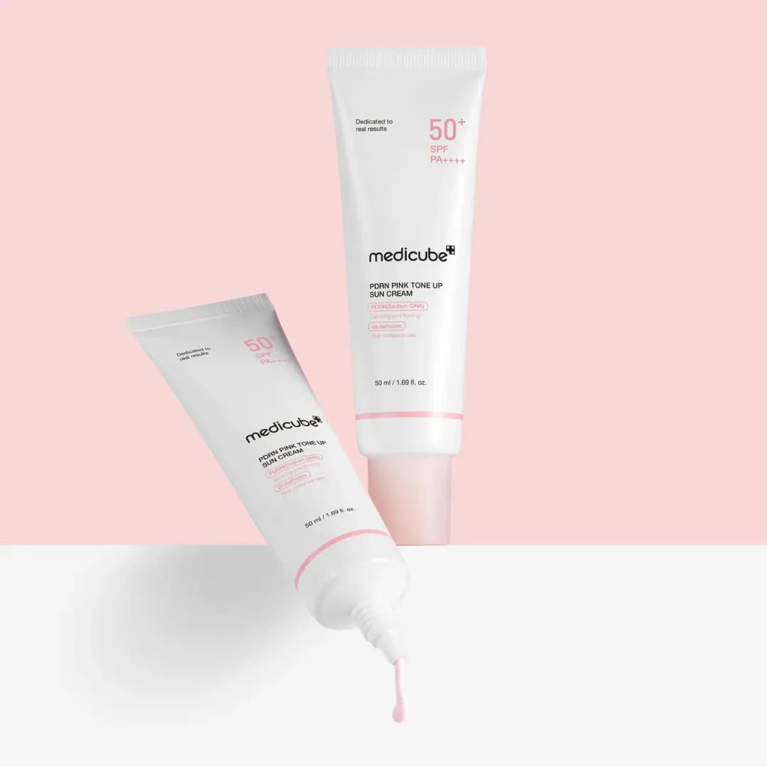 کرم ضد آفتاب مدی کیوب PDRN حجم ۵۰ میل SPF50 تون آپ — تصویر ۶