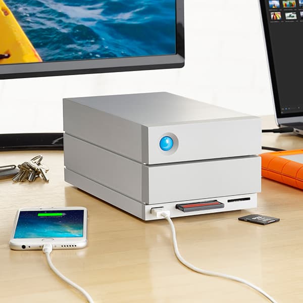هارد اکسترنال لسی 20 ترابایت 2big Dock Thunderbolt 3 Raid مدل STGB20000400 — تصویر ۴