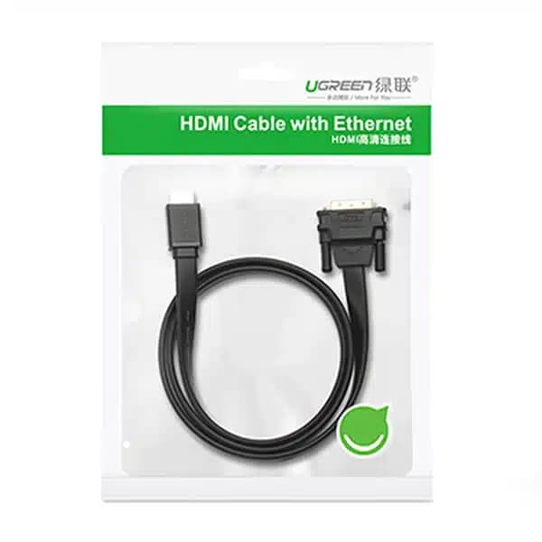 کابل تبدیل HDMI به DVI یوگرین مدل Ugreen HD106-11150 طول 1.5 متر — تصویر ۲