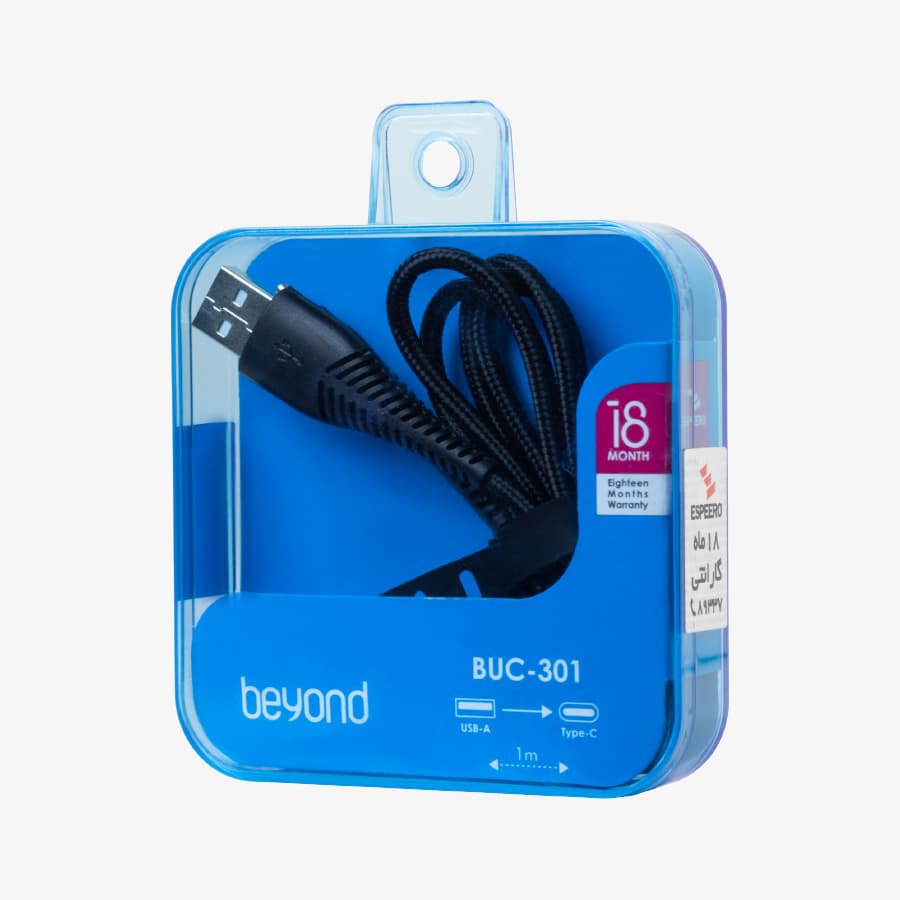 کابل تایپ سی بیاند مدل Beyond BUC-301 طول 1 متر — تصویر ۸